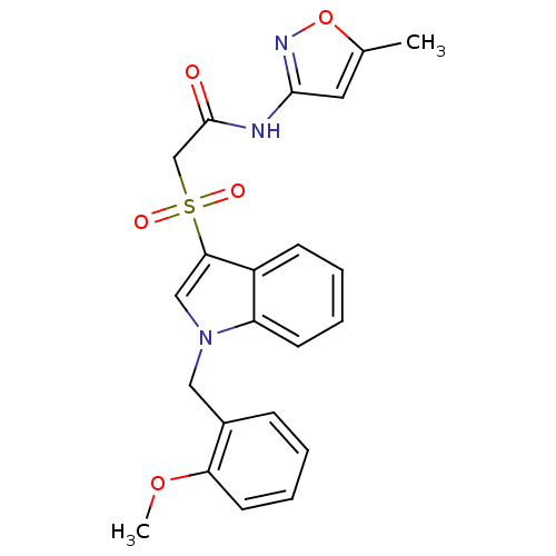 Chemical structure of BindingDB Monomer ID 50343163