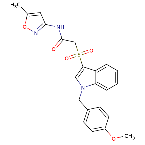 Chemical structure of BindingDB Monomer ID 50343164