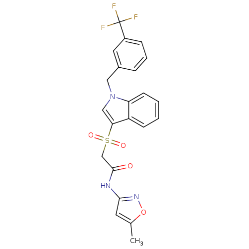 Chemical structure of BindingDB Monomer ID 50343165