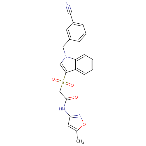 Chemical structure of BindingDB Monomer ID 50343166