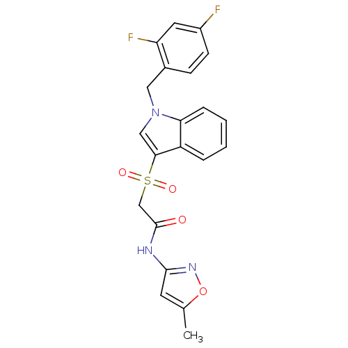 Chemical structure of BindingDB Monomer ID 50343172