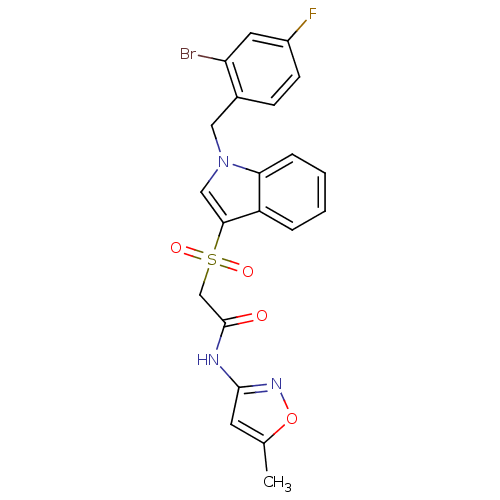 Chemical structure of BindingDB Monomer ID 50343173