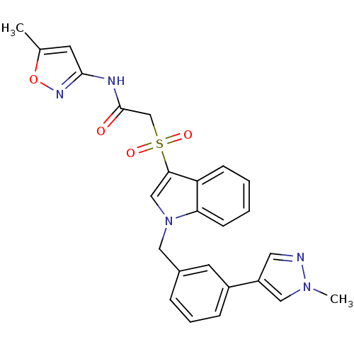 Chemical structure of BindingDB Monomer ID 50343174