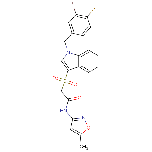 Chemical structure of BindingDB Monomer ID 50343182