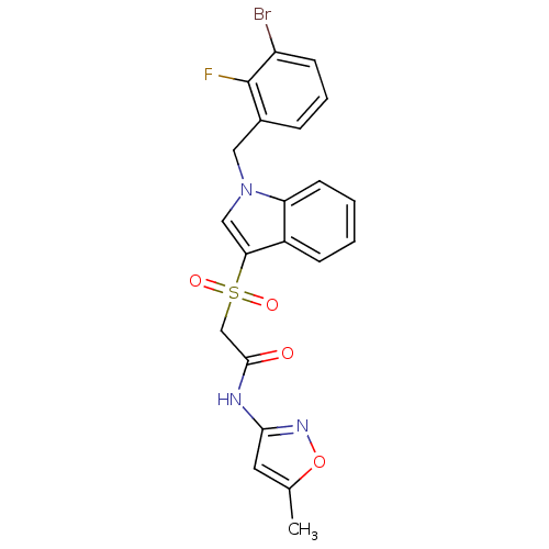 Chemical structure of BindingDB Monomer ID 50343184