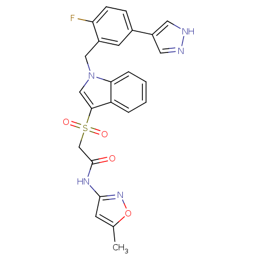 Chemical structure of BindingDB Monomer ID 50343186