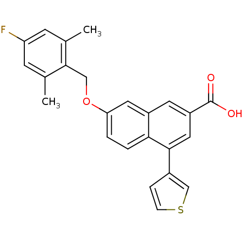 Chemical structure of BindingDB Monomer ID 50343877