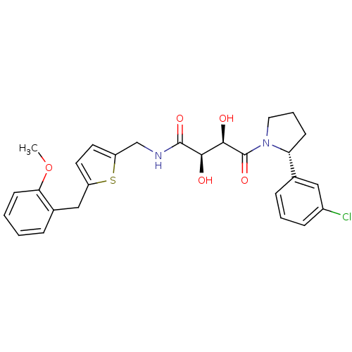 Chemical structure of BindingDB Monomer ID 50343963