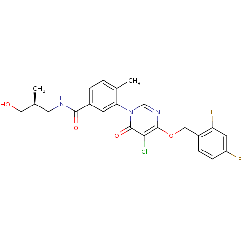 Chemical structure of BindingDB Monomer ID 50346923