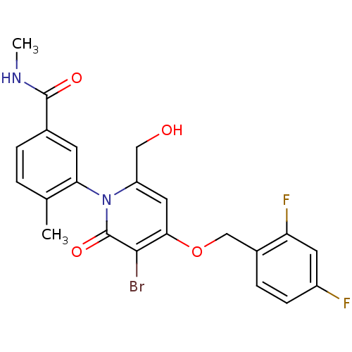 Chemical structure of BindingDB Monomer ID 50347937