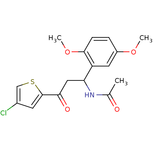 Chemical structure of BindingDB Monomer ID 50351362