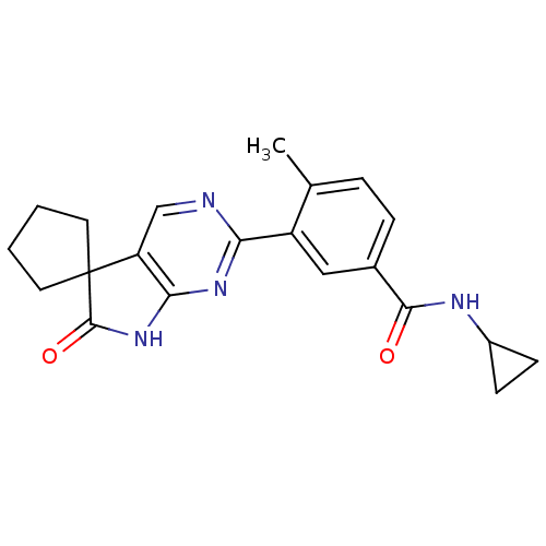 Chemical structure of BindingDB Monomer ID 50352582