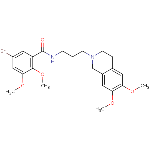Chemical structure of BindingDB Monomer ID 50353282