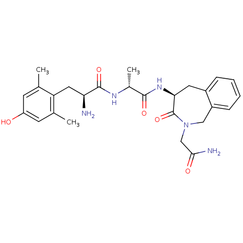Chemical structure of BindingDB Monomer ID 50354650