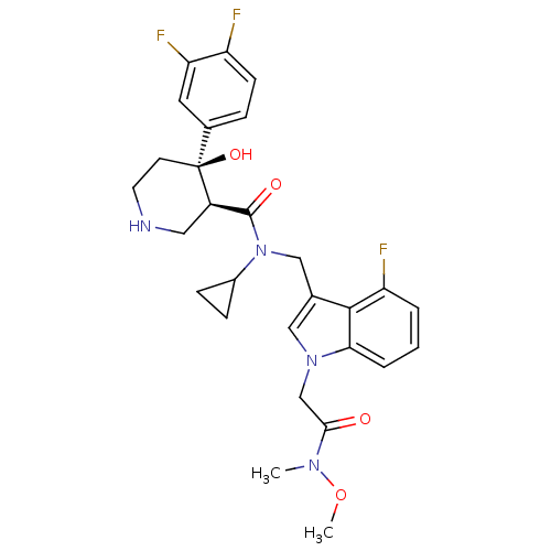 Chemical structure of BindingDB Monomer ID 50355505