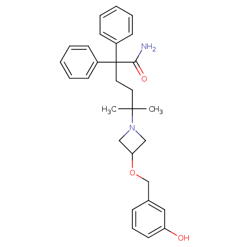 Chemical structure of BindingDB Monomer ID 50355623