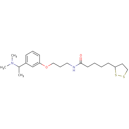 Chemical structure of BindingDB Monomer ID 50355822