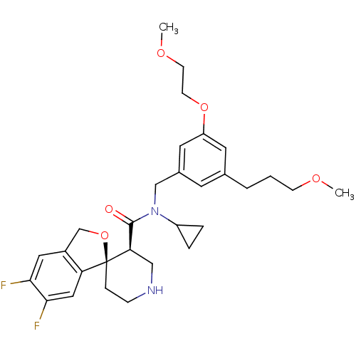 Chemical structure of BindingDB Monomer ID 50359174