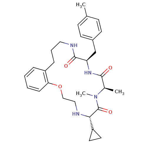 Chemical structure of BindingDB Monomer ID 50359237