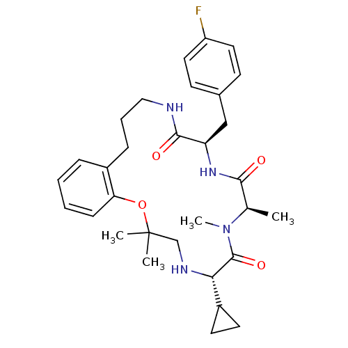 Chemical structure of BindingDB Monomer ID 50359249