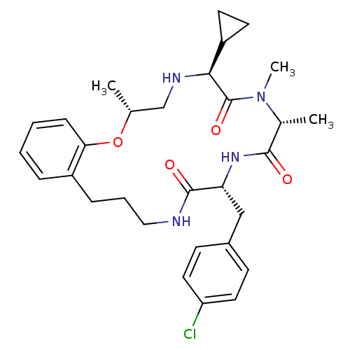 Chemical structure of BindingDB Monomer ID 50359262
