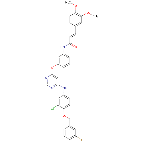 Chemical structure of BindingDB Monomer ID 50360136