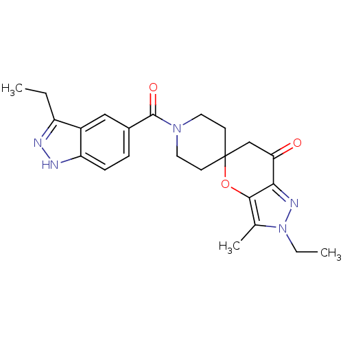 Chemical structure of BindingDB Monomer ID 50365282