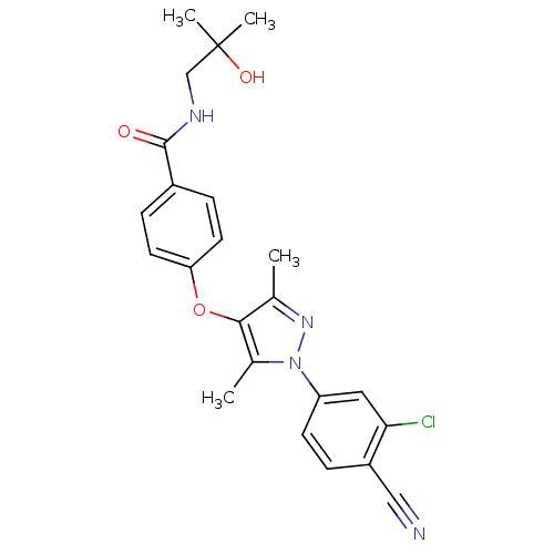 Chemical structure of BindingDB Monomer ID 50366223