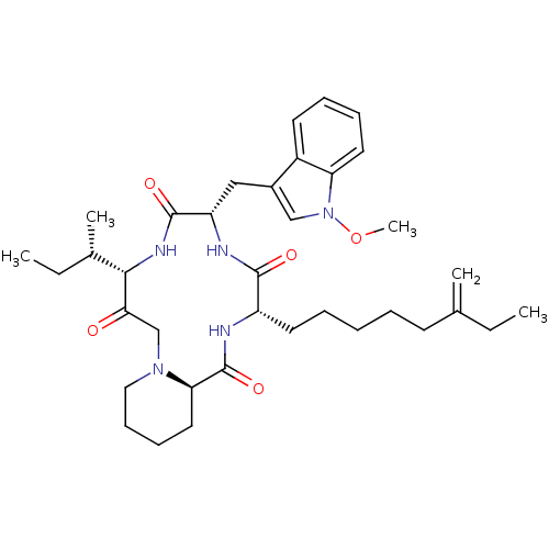 Chemical structure of BindingDB Monomer ID 50366695