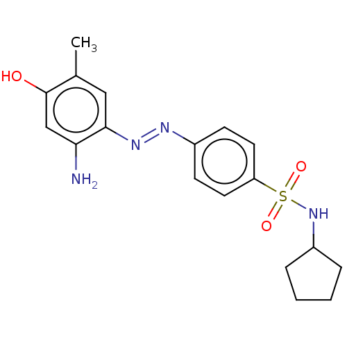 Chemical structure of BindingDB Monomer ID 50370181