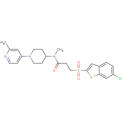 Chemical structure of BindingDB Monomer ID 50372534