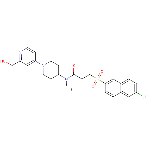 Chemical structure of BindingDB Monomer ID 50372539