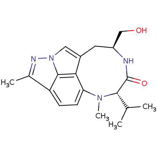 Chemical structure of BindingDB Monomer ID 50374189