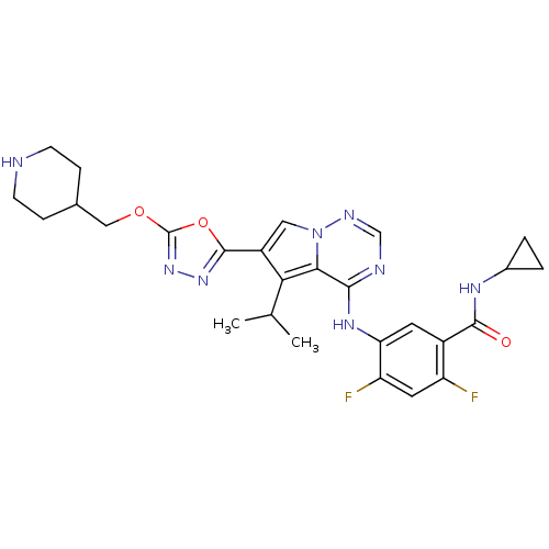 Chemical structure of BindingDB Monomer ID 50374706