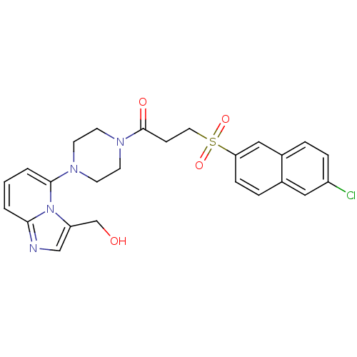 Chemical structure of BindingDB Monomer ID 50375046