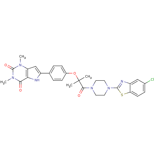 Chemical structure of BindingDB Monomer ID 50375410
