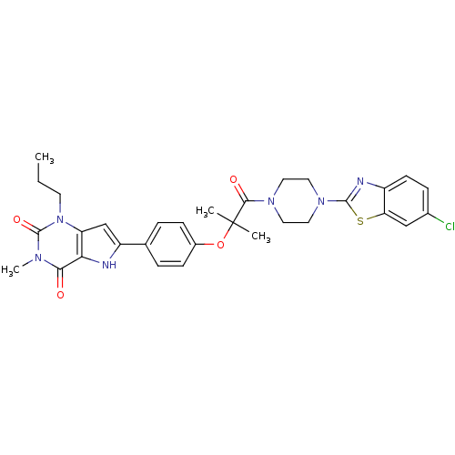 Chemical structure of BindingDB Monomer ID 50375415
