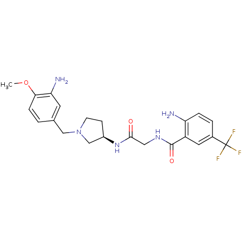 Chemical structure of BindingDB Monomer ID 50375722