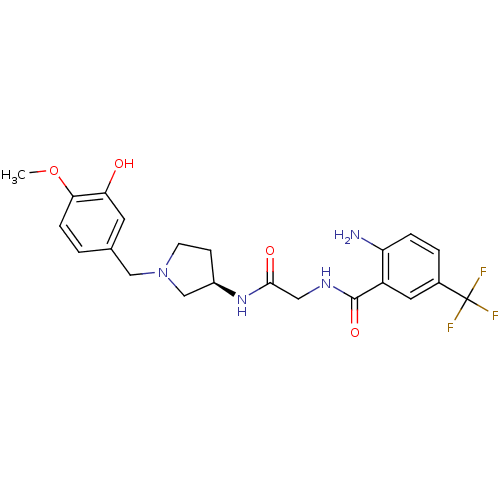 Chemical structure of BindingDB Monomer ID 50375755