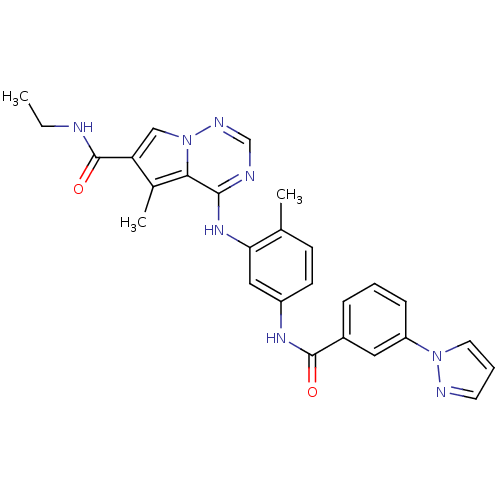 Chemical structure of BindingDB Monomer ID 50376426