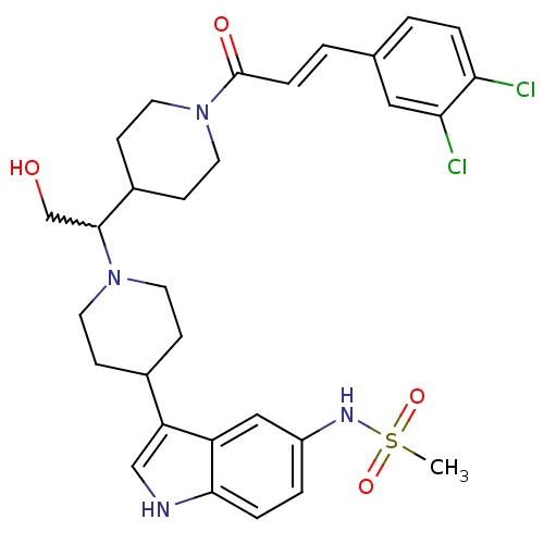 Chemical structure of BindingDB Monomer ID 50377034
