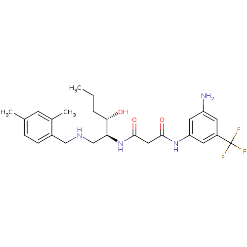 Chemical structure of BindingDB Monomer ID 50381188