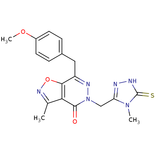 Chemical structure of BindingDB Monomer ID 50381256