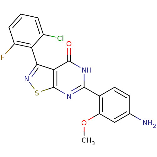 Chemical structure of BindingDB Monomer ID 50381317