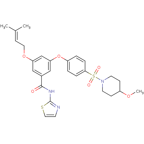 Chemical structure of BindingDB Monomer ID 50381620
