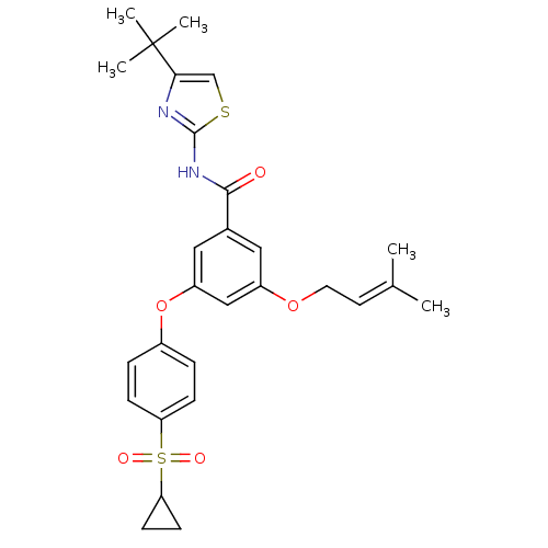 Chemical structure of BindingDB Monomer ID 50381623