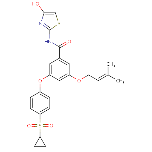 Chemical structure of BindingDB Monomer ID 50381624