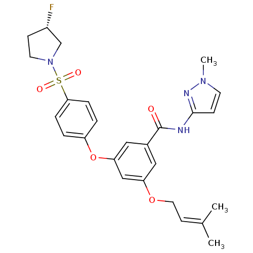 Chemical structure of BindingDB Monomer ID 50381634
