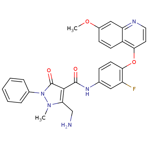 Chemical structure of BindingDB Monomer ID 50383181