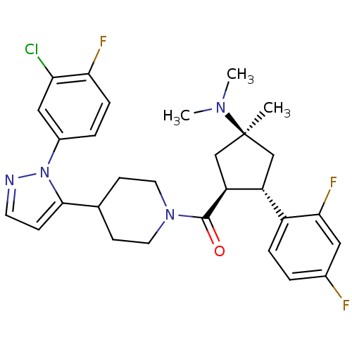 Chemical structure of BindingDB Monomer ID 50383421